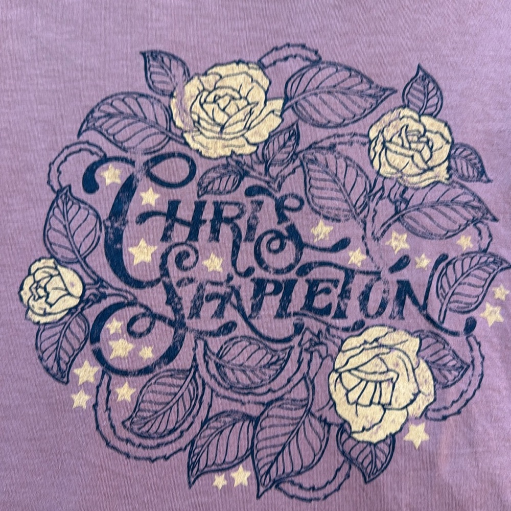 MIDNIGHT RIDER • Chris Stapleton • Dusty Pink • Vintage Official Tee • Size M